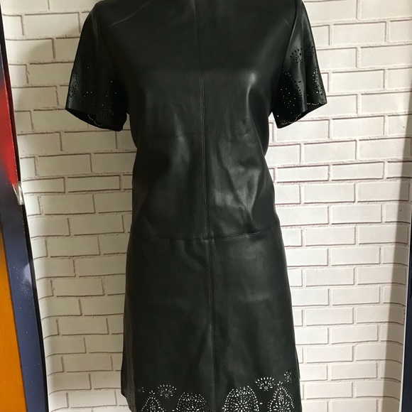 🔴 SOLD 🔴Zara Faux Leather Dress - Picture 4 of 7